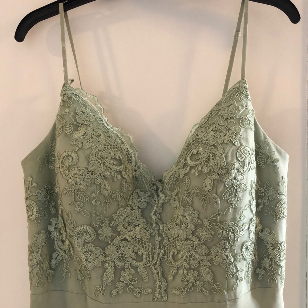 Sage Green Azazie Bridesmaids Dress